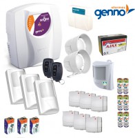 Alarme S/ Fio 10 Sensores + 2 Controles c/ sensor Pet 45kg sem fio + Discadora Gsm Torpedo Lançamento